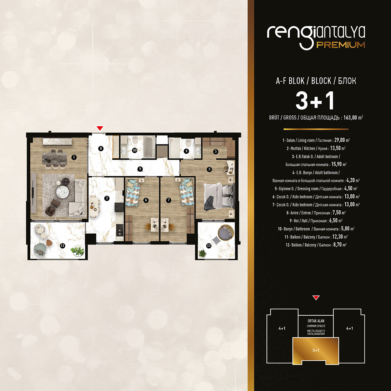 Rengi Antalya Premium
